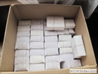 BOXES PACKED